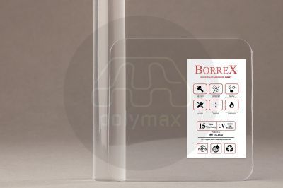 Купить Монолитный поликарбонат 15мм borrex (оптимальный) в Ярославле.