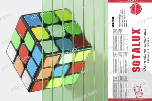 Купить Соталюкс сотовый поликарбонат 10мм в Ярославле.