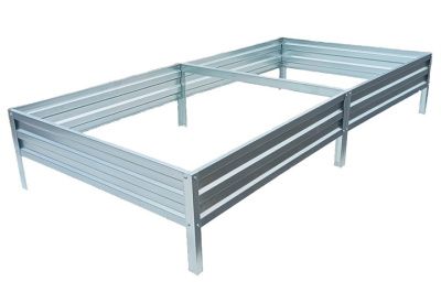 Купить Грядка оцинкованная металлическая, высота 15 см в Ярославле.