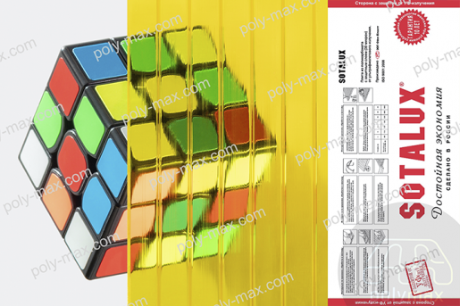 Купить Соталюкс сотовый поликарбонат 8мм в Ярославле.