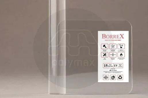Купить Монолитный поликарбонат 8мм Borrex в Ярославле.